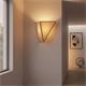 Aplique de Pared Triangular en Tejido KAV | Serie RITA