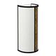 Aplique de Pared en Lino Blanco Cinta Oro | Serie BELMA