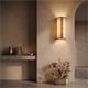 Aplique de Pared en Lino Blanco Cinta Oro | Serie BELMA
