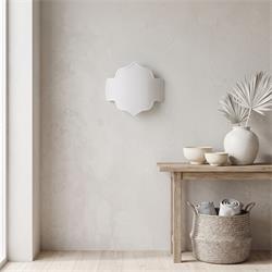 Aplique de Pared en Lino Blanco | Serie SELMA