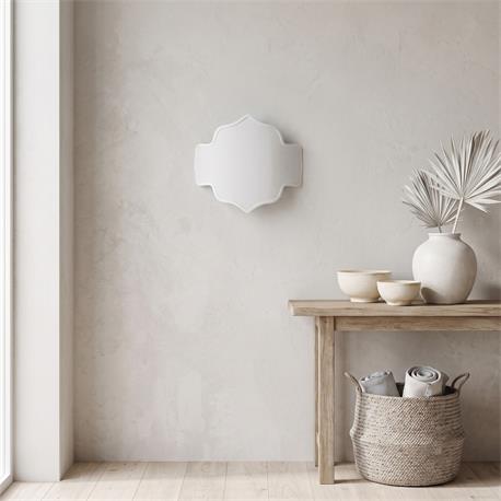 Aplique de Pared en Lino Blanco | Serie SELMA
