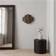 Aplique de Pared en Tejido de Madera Oscura | Serie SELMA
