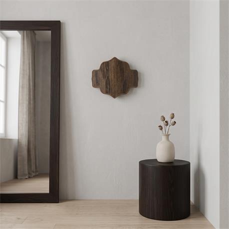 Aplique de Pared en Tejido de Madera Oscura | Serie SELMA