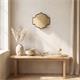 Aplique de Pared en Rafia Beige | Serie SELMA