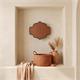 Aplique de Pared en Rafia Terracota | Serie SELMA