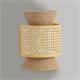 Aplique de Pared Yute Natural/Vienés Natural | Serie DIARA