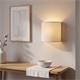 Aplique de Pared con Pantalla de Lino Blanco | Serie BELA
