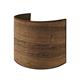 Aplique de Pared con Pantalla de Madera Oscura | Serie BELA