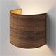Aplique de Pared con Pantalla de Madera Oscura | Serie BELA