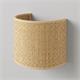 Aplique de Pared con Pantalla de Rafia Beige | Serie BELA