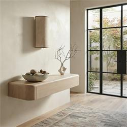 Aplique de Pared con Pantalla de Lino Beige | Serie ARLENE