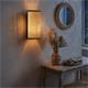 Aplique de Pared con Pantalla de Rafia Beige | Serie ARLENE