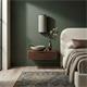 Aplique de Pared con Pantalla de Rafia Gris | Serie ARLENE