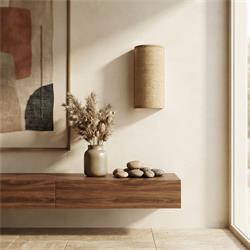 Aplique de Pared con Pantalla de Yute Natural | Serie ARLENE