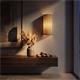 Aplique de Pared con Pantalla de Yute Natural | Serie ARLENE