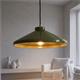 COLGANTE SERIE JULIANA CERÁMICA VERDE/ORO 1 LUZ XTRELAMP