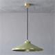 COLGANTE SERIE JULIANA CERÁMICA VERDE/ORO 1 LUZ XTRELAMP