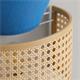 Aplique de Pared Azul con Vienés Natural | Serie DIARA