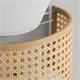 Aplique de Pared Blanco con Vienés Natural | Serie DIARA