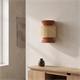 Aplique de Pared Terracota con Vienés Natural | Serie DIARA