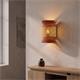 Aplique de Pared Terracota con Vienés Natural | Serie DIARA