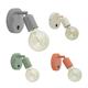 Aplique de Pared de Metal Crema Orientable | Serie FITA