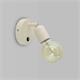 Aplique de Pared de Metal Crema Orientable | Serie FITA