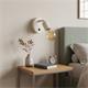 Aplique de Pared de Metal Crema Orientable | Serie FITA