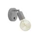 Aplique de Pared de Metal Gris Orientable | Serie FITA