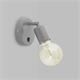 Aplique de Pared de Metal Gris Orientable | Serie FITA