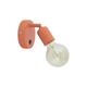 Aplique de Pared de Metal Terracota Orientable | Serie FITA