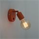 Aplique de Pared de Metal Terracota Orientable | Serie FITA