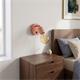 Aplique de Pared de Metal Terracota Orientable | Serie FITA