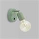 Aplique de Pared de Metal Verde Orientable | Serie FITA