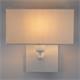 Aplique de Pared Blanco y Pantalla Blanca | Serie ANASTASIA