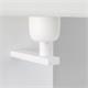 Aplique de Pared Blanco y Pantalla Blanca | Serie ANASTASIA