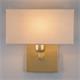 Aplique de Pared Dorado y Pantalla Blanca | Serie ANASTASIA