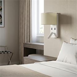 Aplique de Pared Blanco con Lector LED | Serie ÚRSULA