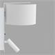 Aplique de Pared Blanco con Lector LED | Serie ÚRSULA
