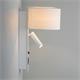 Aplique de Pared Blanco con USB y LED | Serie ÚRSULA II