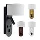 Aplique de Pared Blanco con USB y LED | Serie ÚRSULA II
