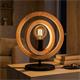 SOBREMESA BIARRITZ MADERA NATURAL D20 XTRELAMP