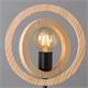 SOBREMESA BIARRITZ MADERA NATURAL D20 XTRELAMP