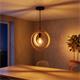 COLGANTE BIARRITZ MADERA NATURAL D20 XTRELAMP CIRCULOS ARTI