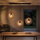 REGLETA 3 LUCES BIARRITZ MADERA NATURAL D20 XTRELAMP
