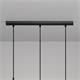 REGLETA 3 LUCES BIARRITZ MADERA NATURAL D20 XTRELAMP