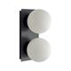 Aplique de Pared Negro con Tulipas Blancas | Serie TAMARA