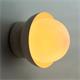Aplique de Pared Blanco con Tulipa Blanca Mate | Serie MAITE