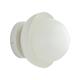 Aplique de Pared Blanco con Tulipa Blanca Mate | Serie MAITE