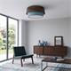 Plafón de Techo Madera Oscura Azul D50 | Serie BRIANA